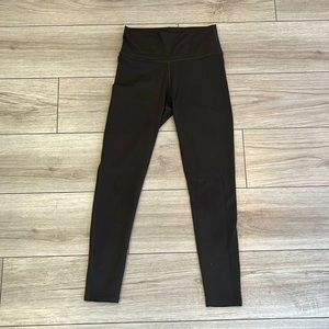 Fabletics High Waisted Lisette Leggings - Dark Green